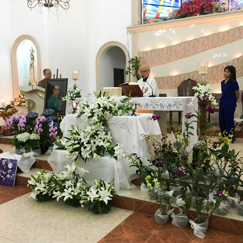 Carmelita's funeral arrangement